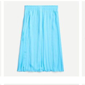 Jcrew PLEATED MIDI SKIRT Monaco Blue